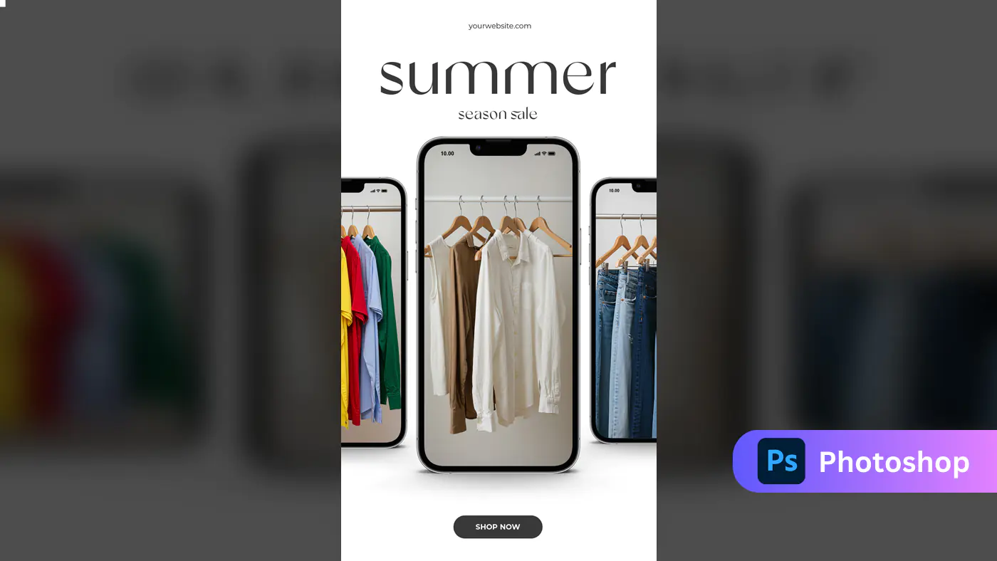 Summer Season Sale Mobile Template