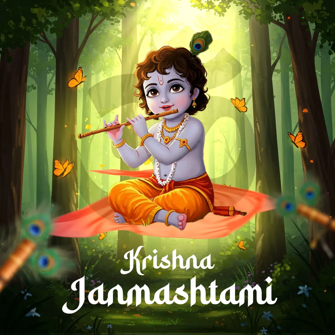 Krishna Janmashtami Festival  Template