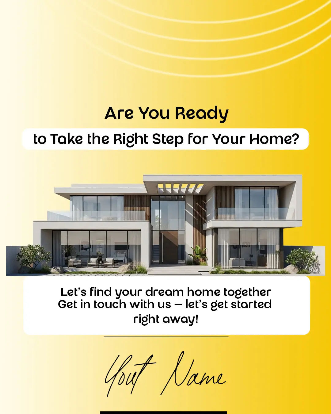 Modern Real Estate Social Media Template