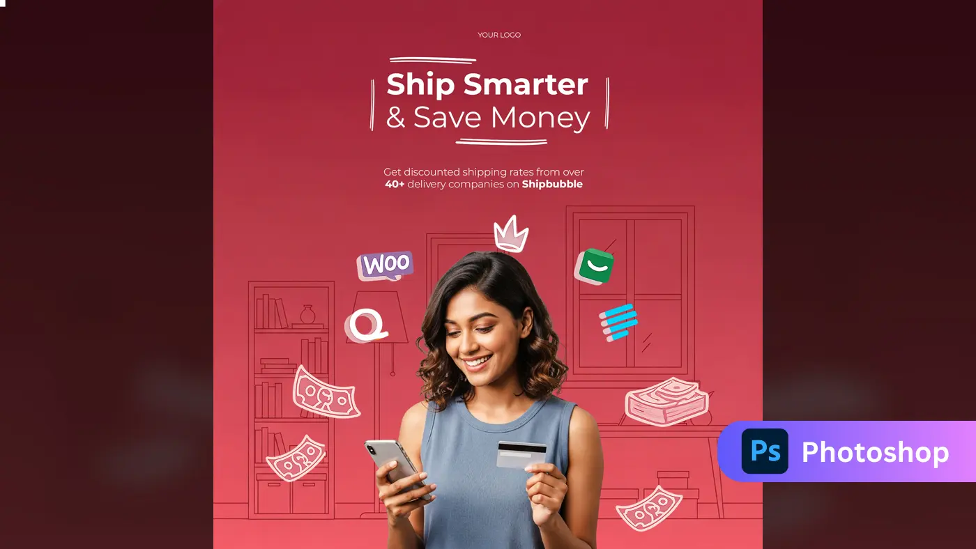 E-commerce Shipping Promotion Template