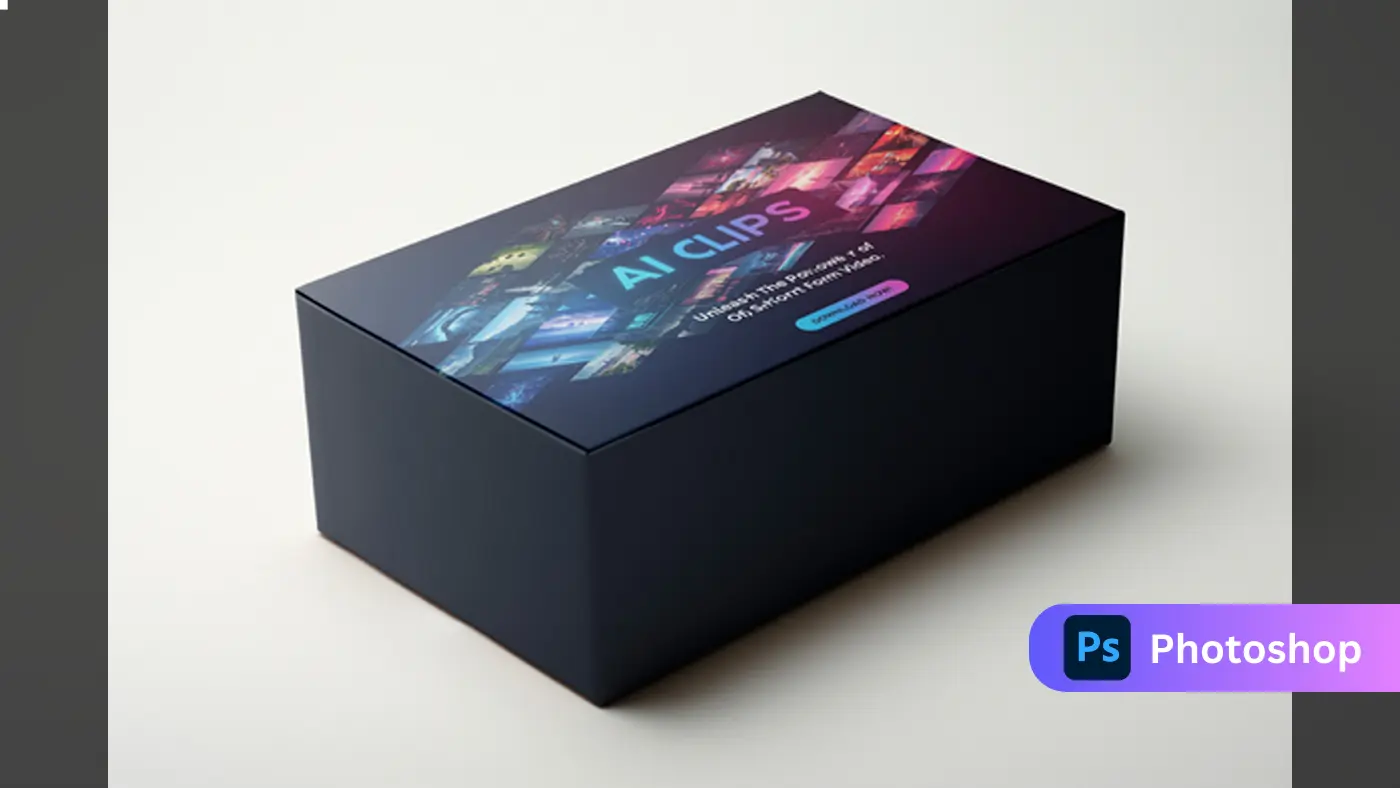 Futuristic Black Box Mockup