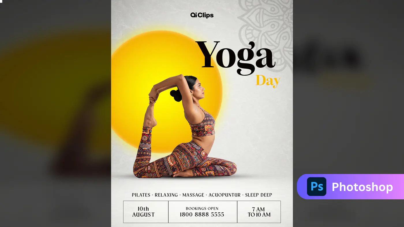 Yoga Day Event Promotion Template