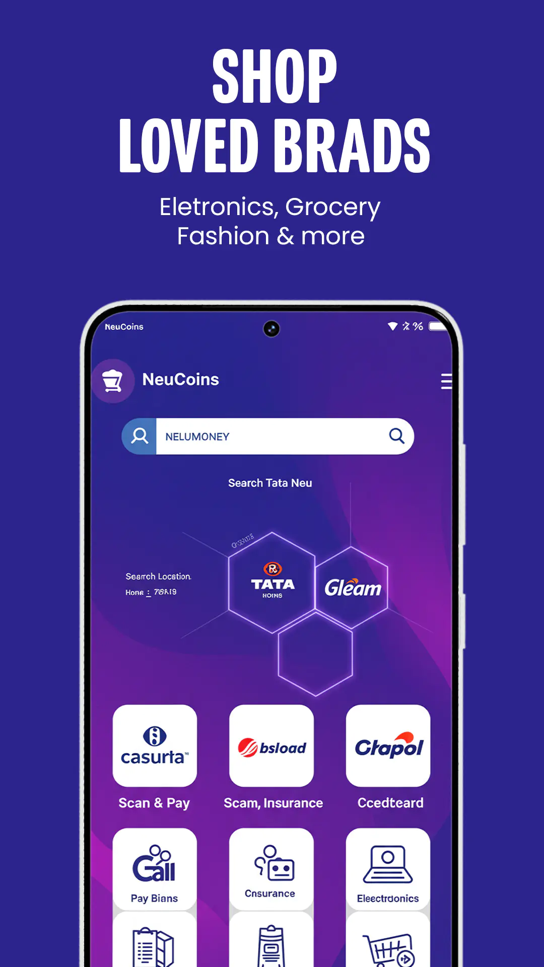E-Commerce App UI Promo Template