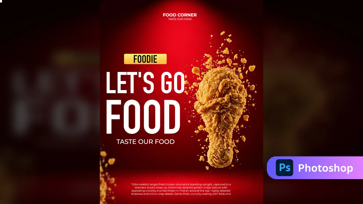 Crispy Chicken Social Media Template