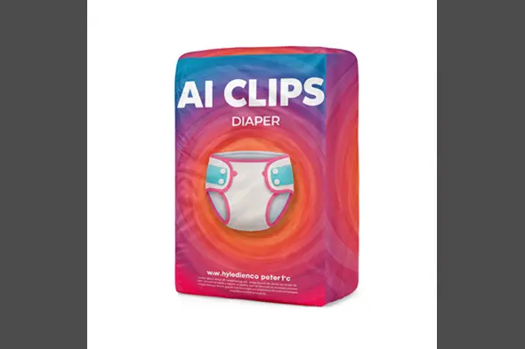 Diaper Packaging Mockup