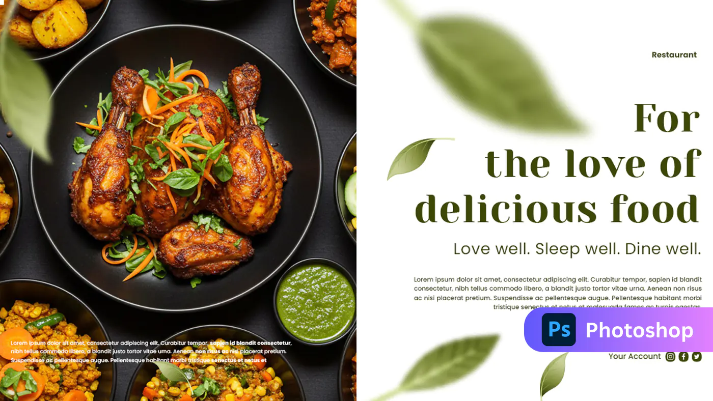 Gourmet Food Photography Template