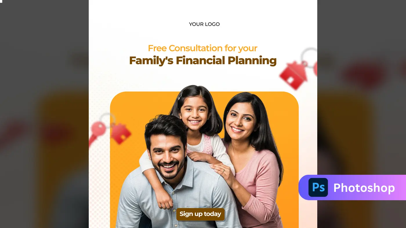 Family Financial Planning Social Media Post
