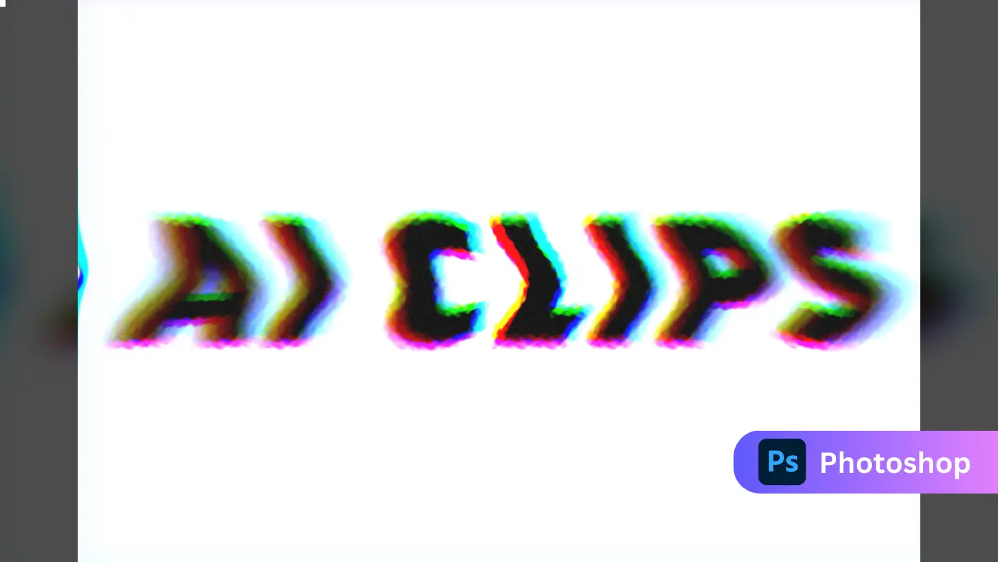 RGB Glitch Text Effect