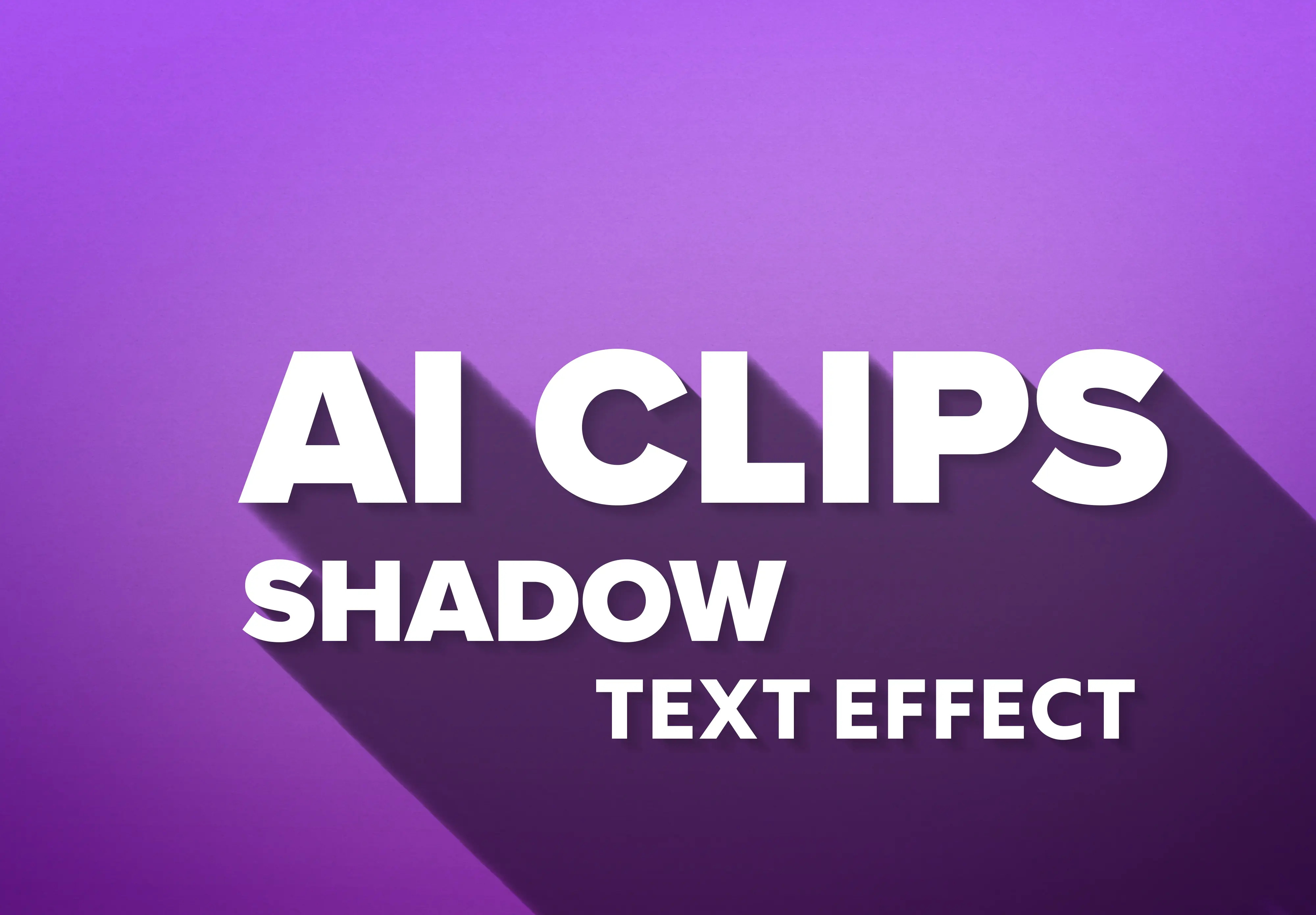 Shadow Text Effect Stylish Text Design | AIClips