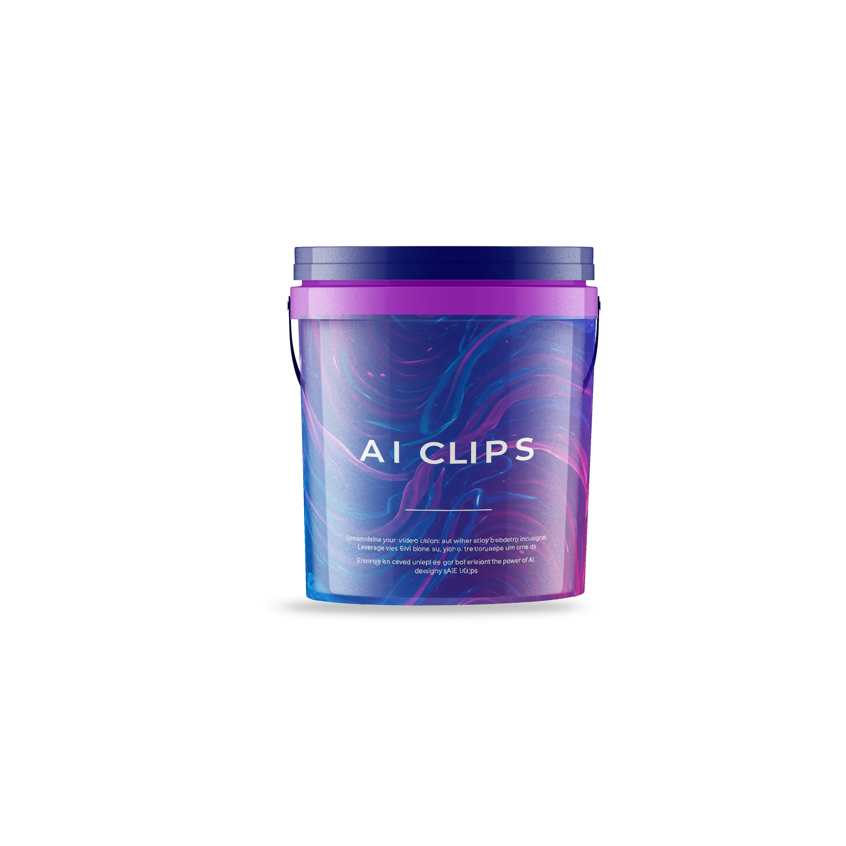 Paint Bucket Label Mockup