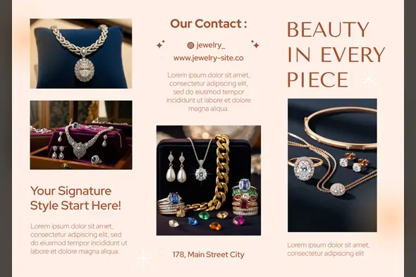 Premium Jewelry Store Marketing Template
