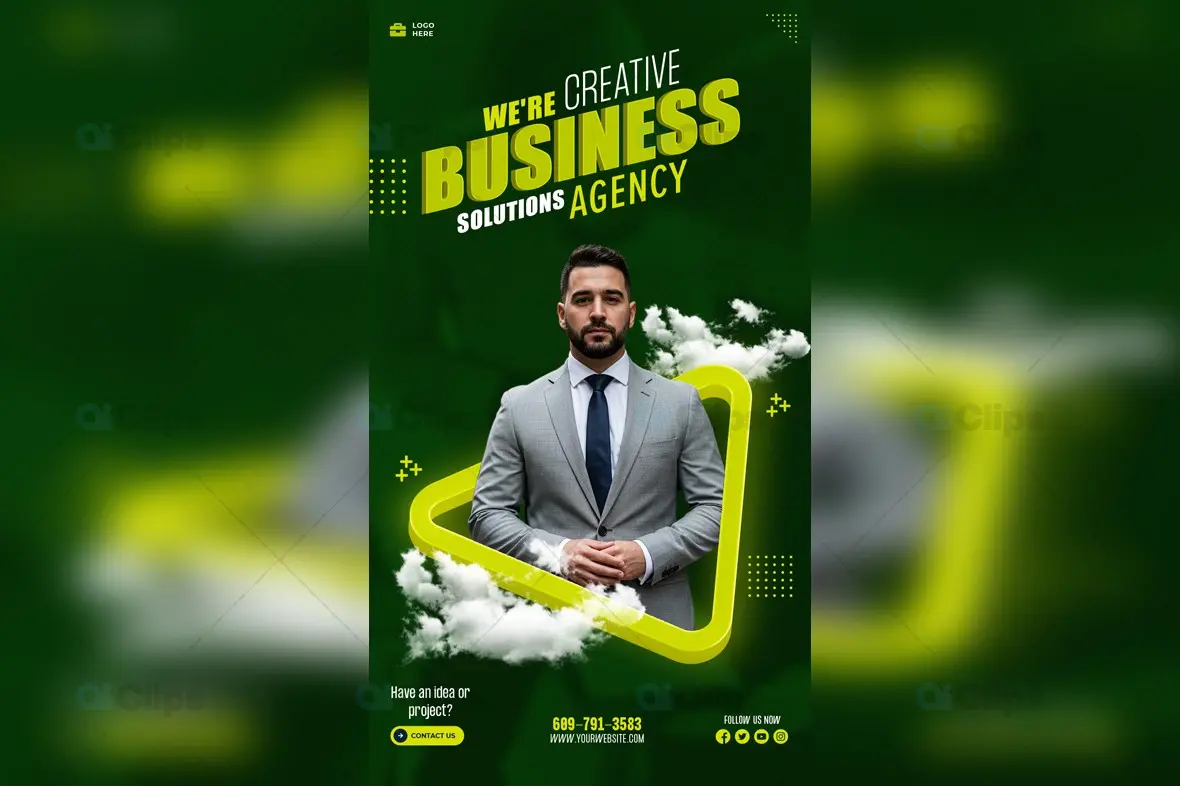 Creative Business Agency Story Template PSD