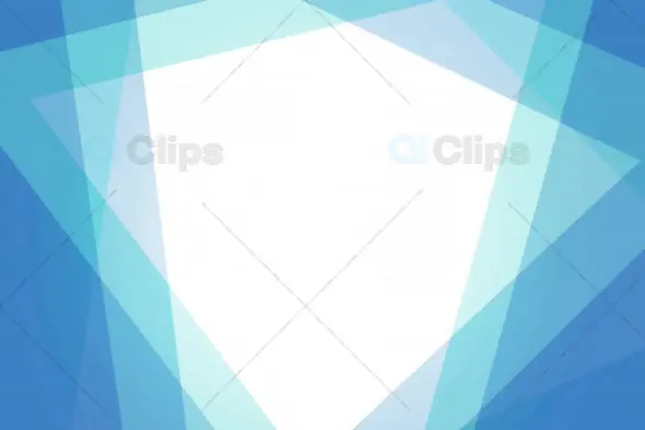 Geometric Blue Transparent Overlapping Shapes - Modern Background