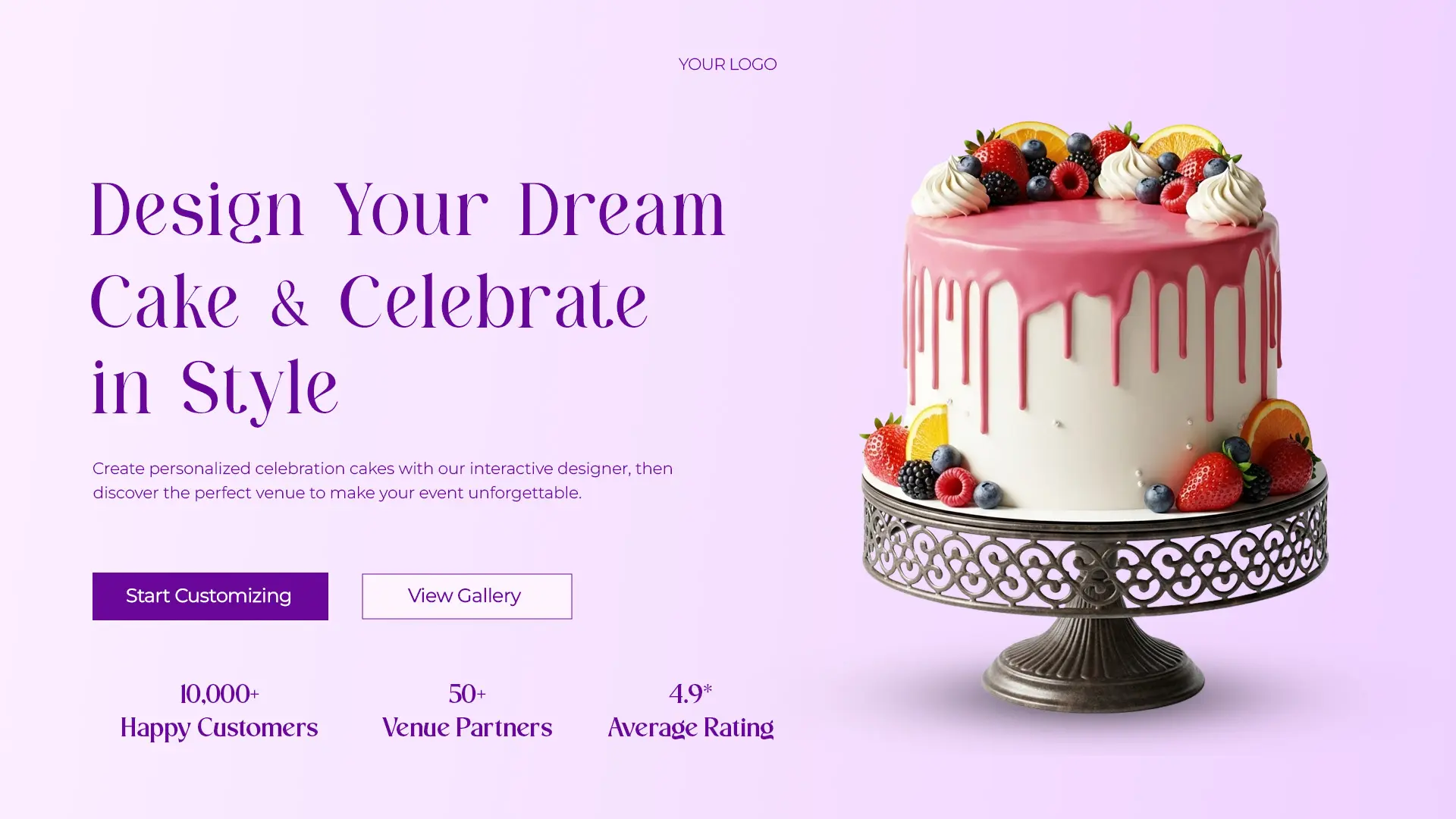 Artisanal Cake & Bakery Promotion Template