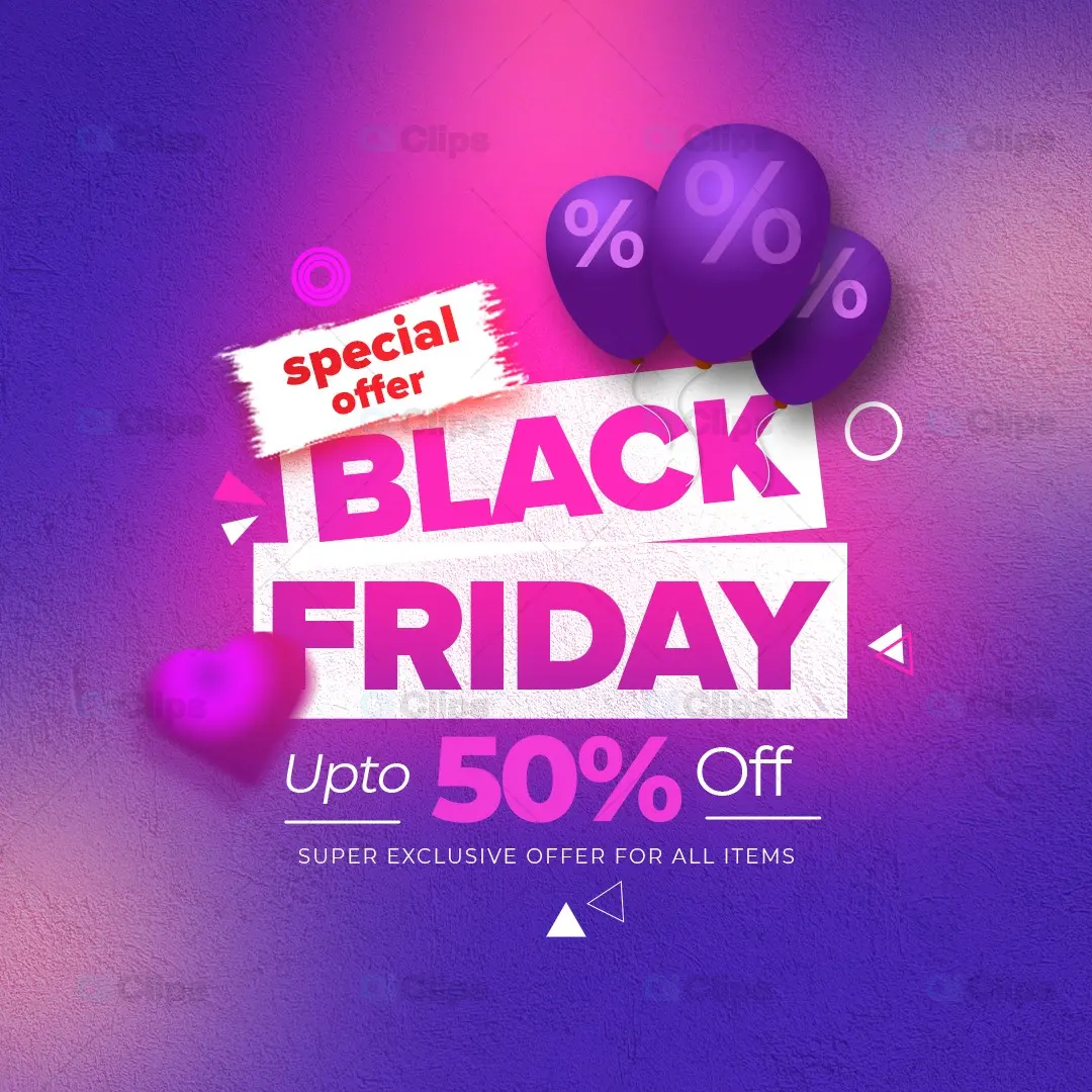 Black Friday Sale Promotional Banner