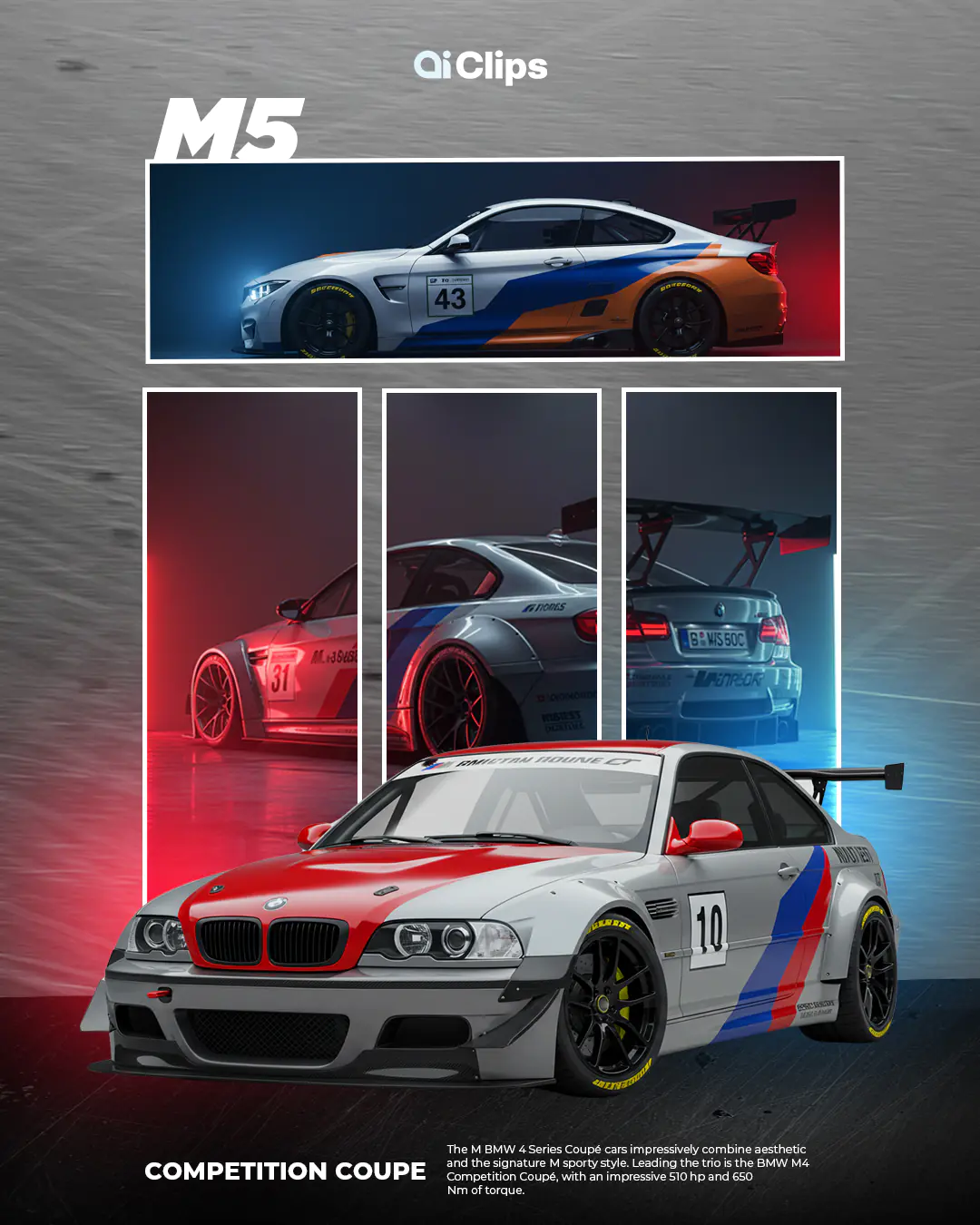 BMW M5 Racing Showcase Template