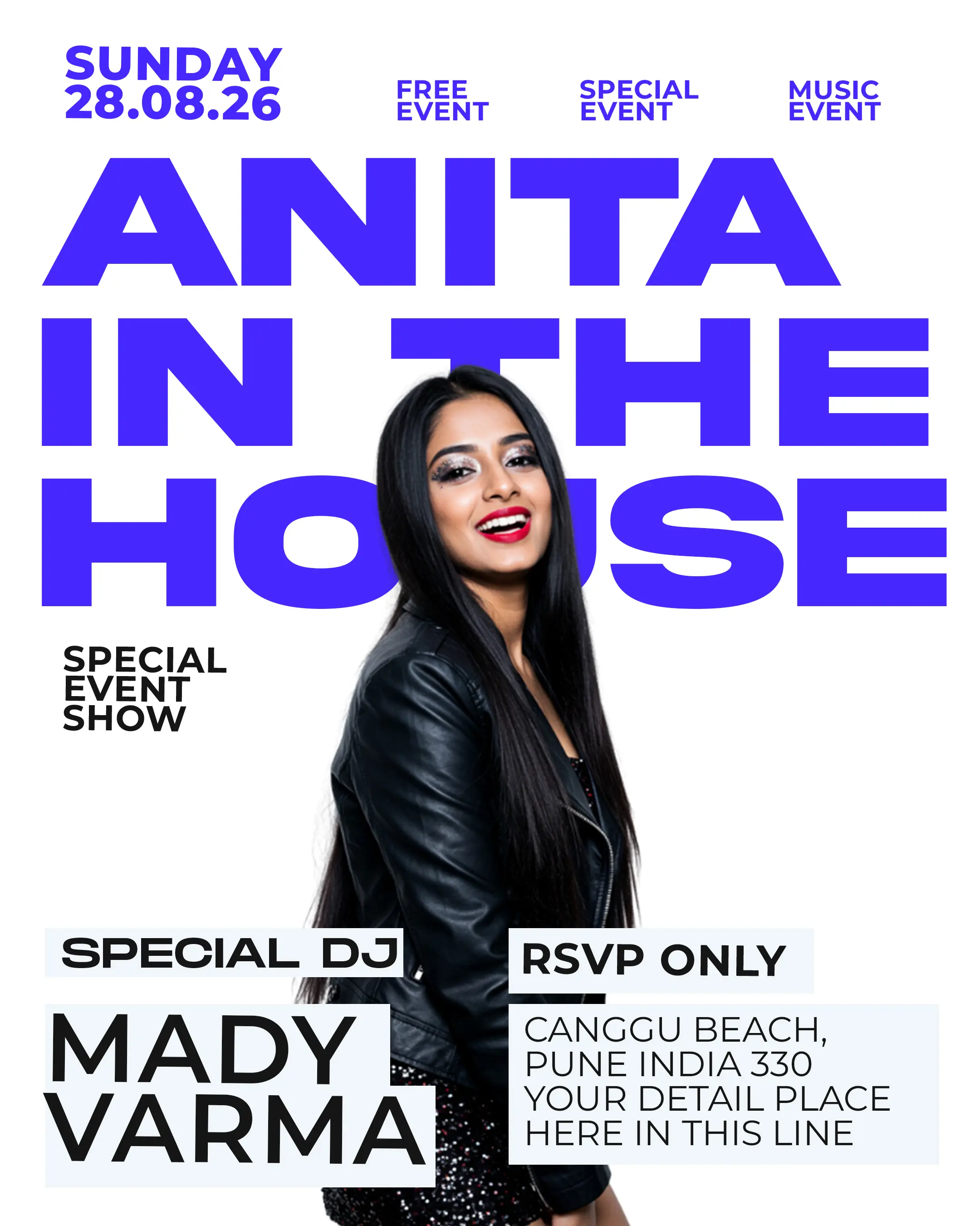 Stylish Event Flyer Photoshop Template for Professionals