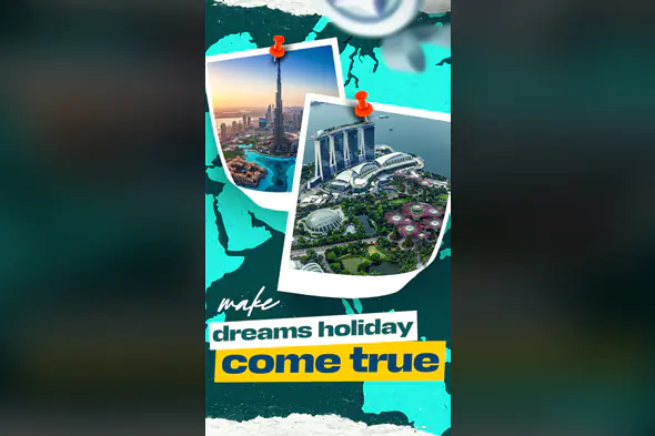 Luxury Travel Destination Promo Template