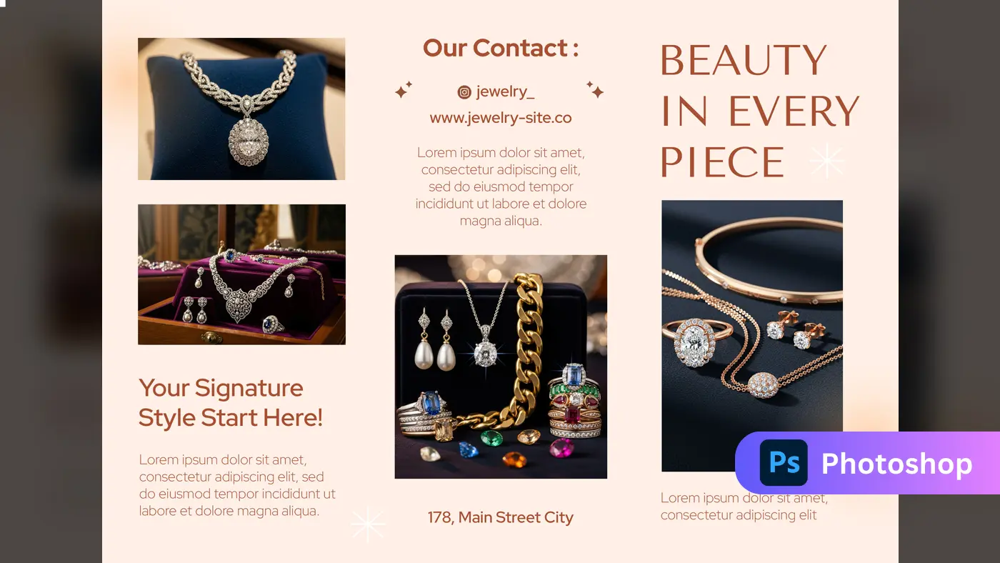 Premium Jewelry Store Marketing Template