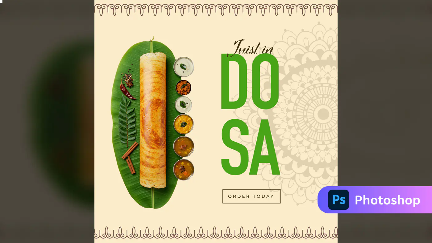 South Indian Dosa Template