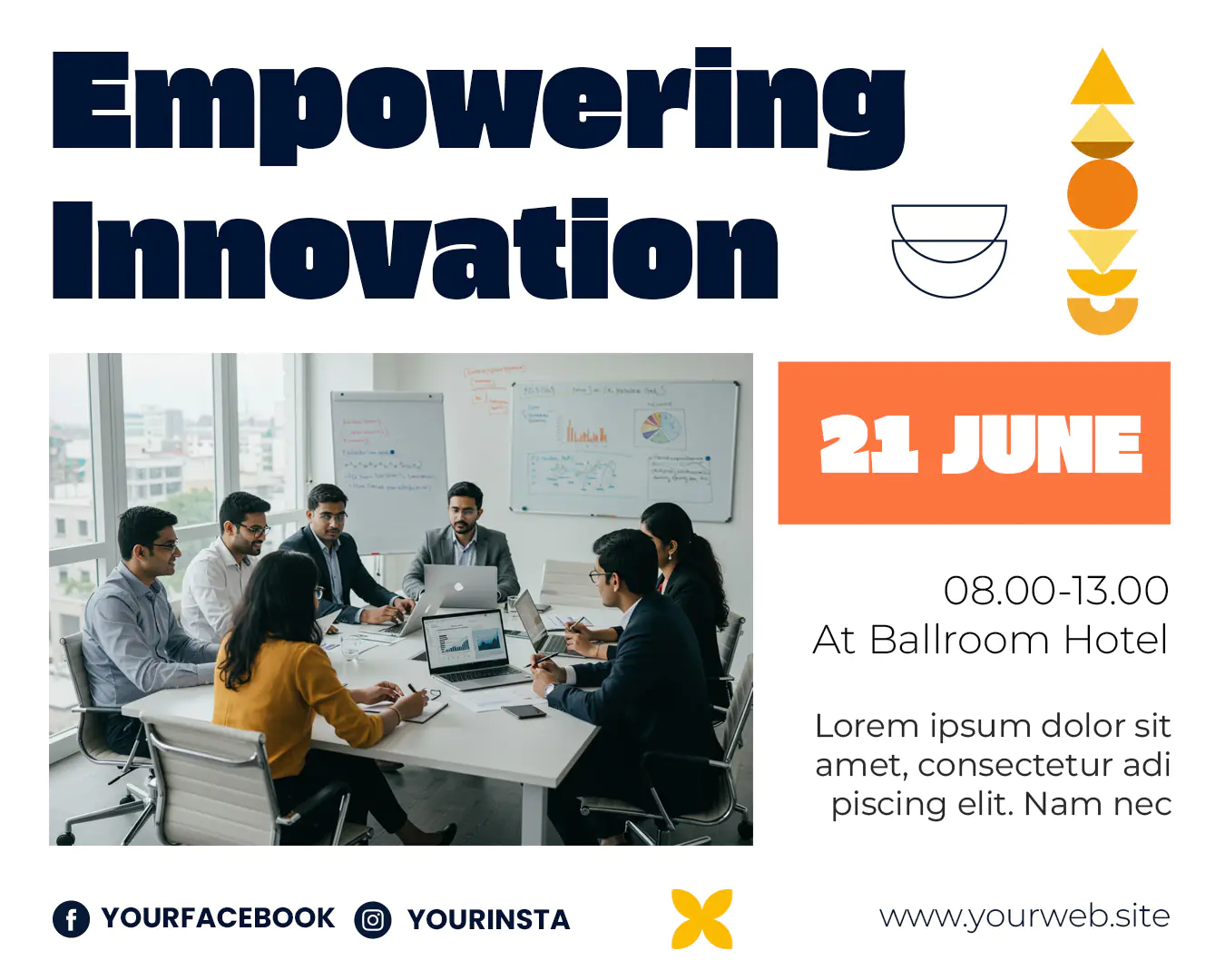 Innovation Summit Flyer Template
