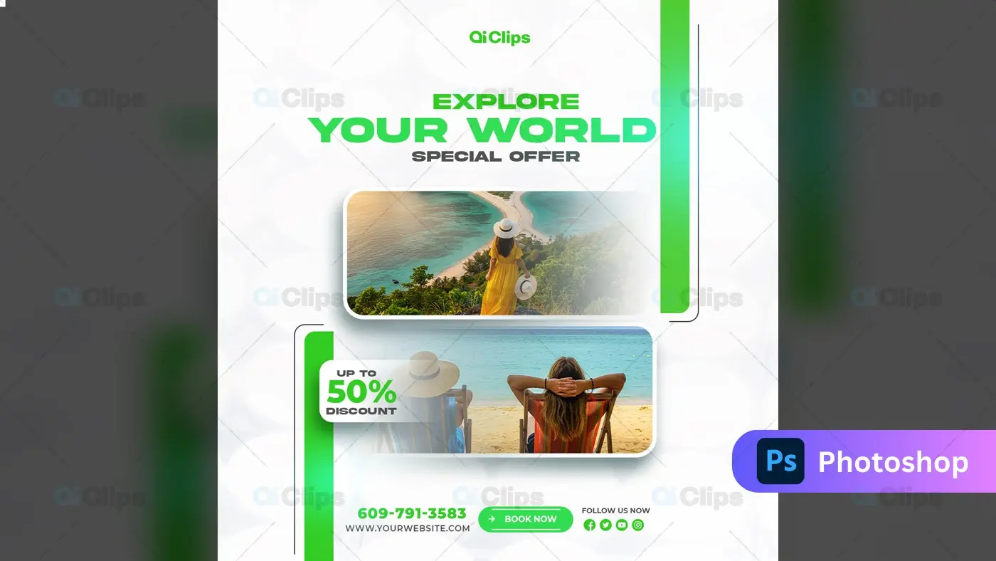 Travel Agency Special Offer Social Media Template