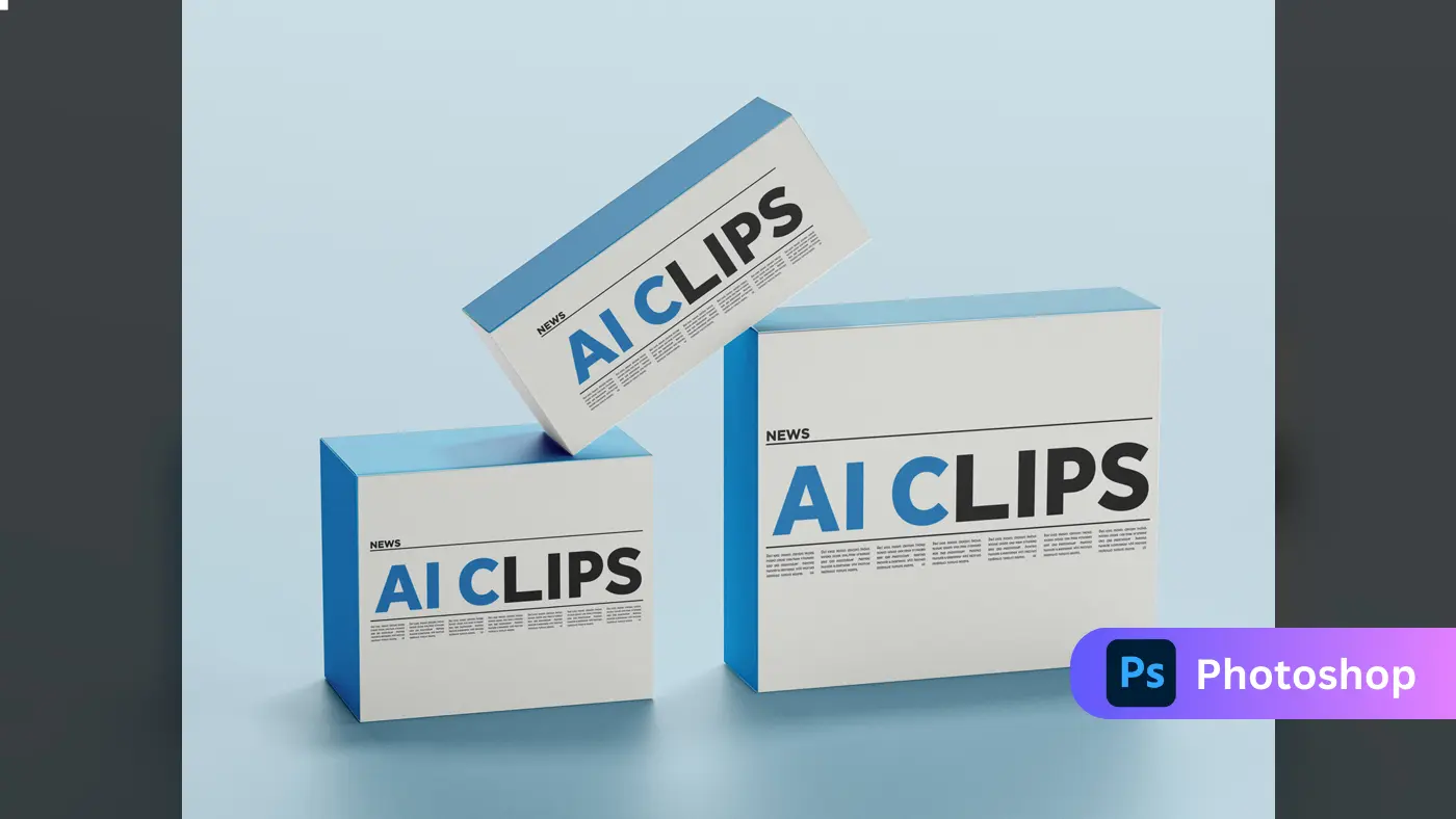 Minimalist Product Packaging Box Mockup Clean Branding Design