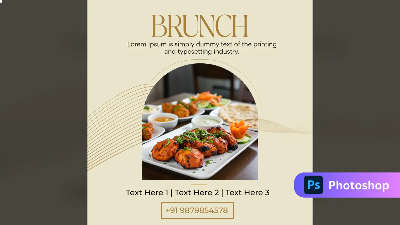 Elegant Brunch Menu Template