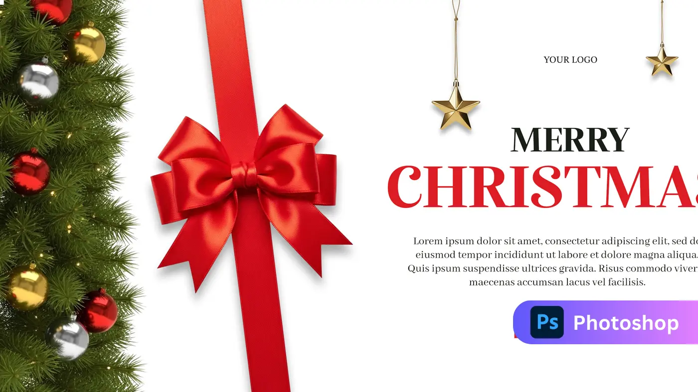Premium Christmas Greeting Banner Template