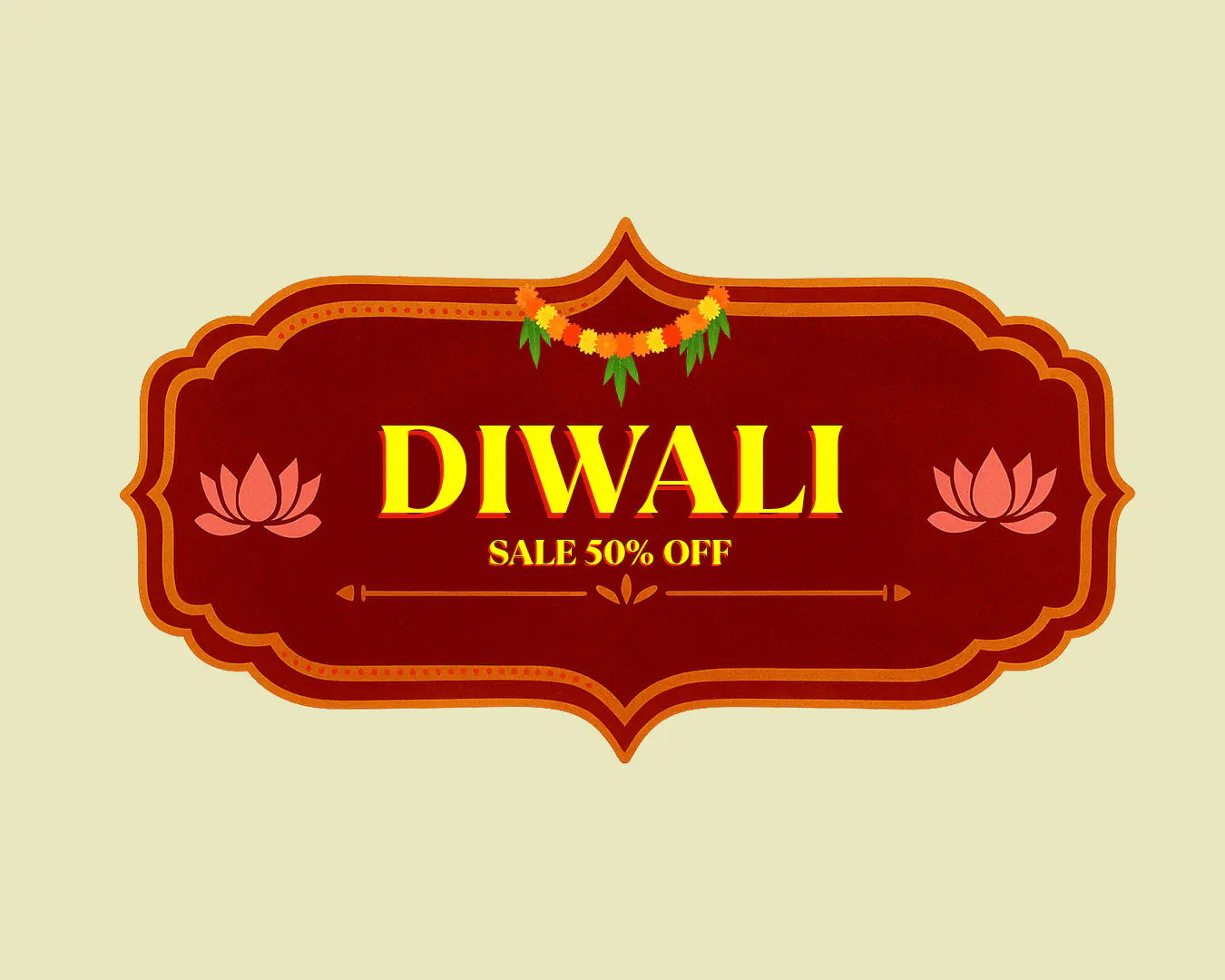 Diwali Sale Banner Design