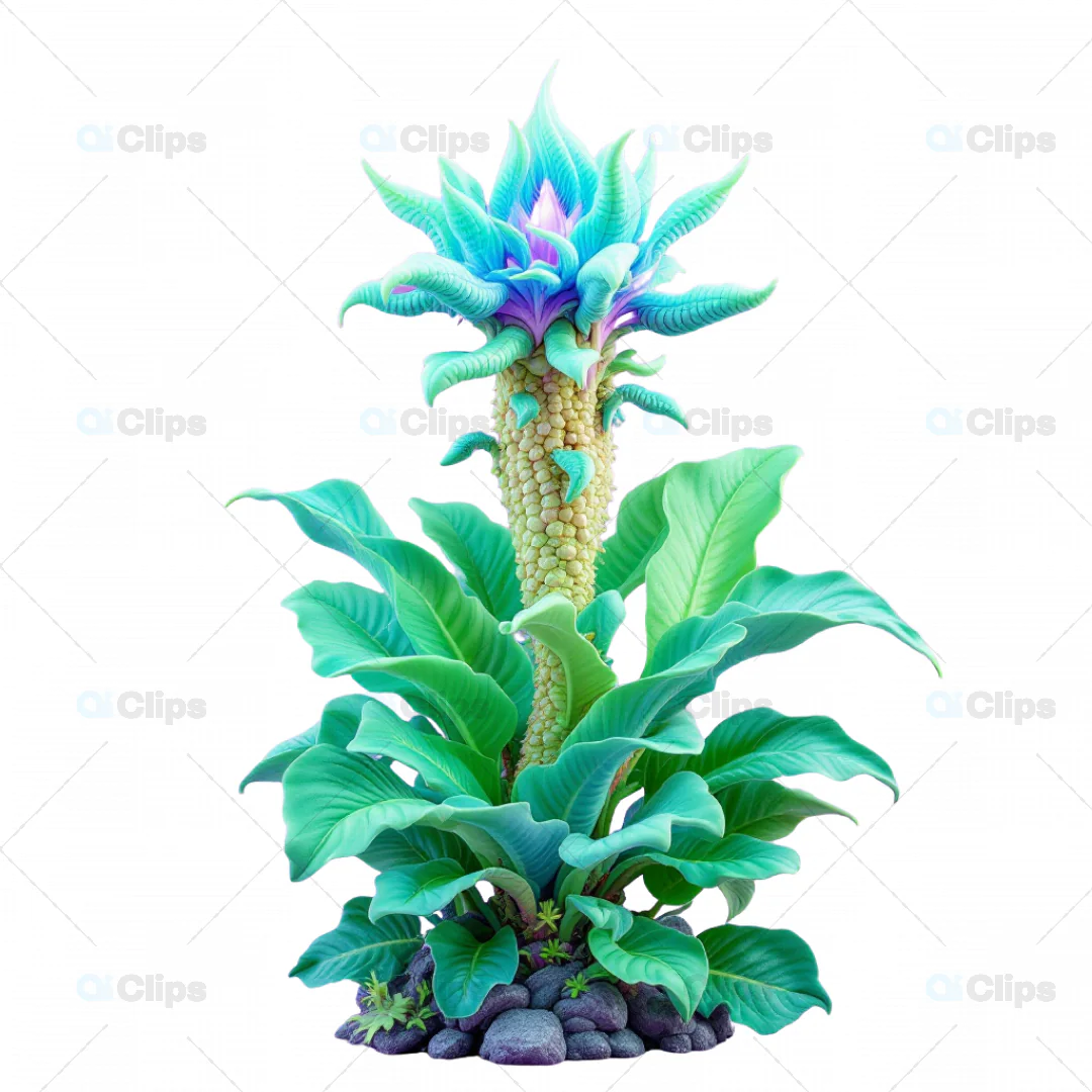 Exotic Alien Flora 3D Model