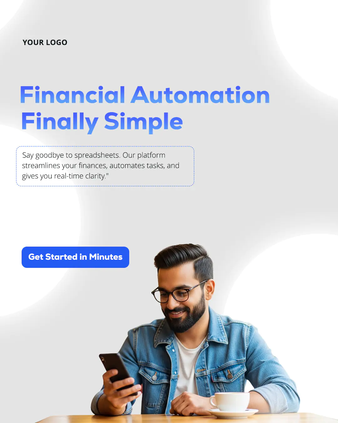 Financial Automation Landing Page Template