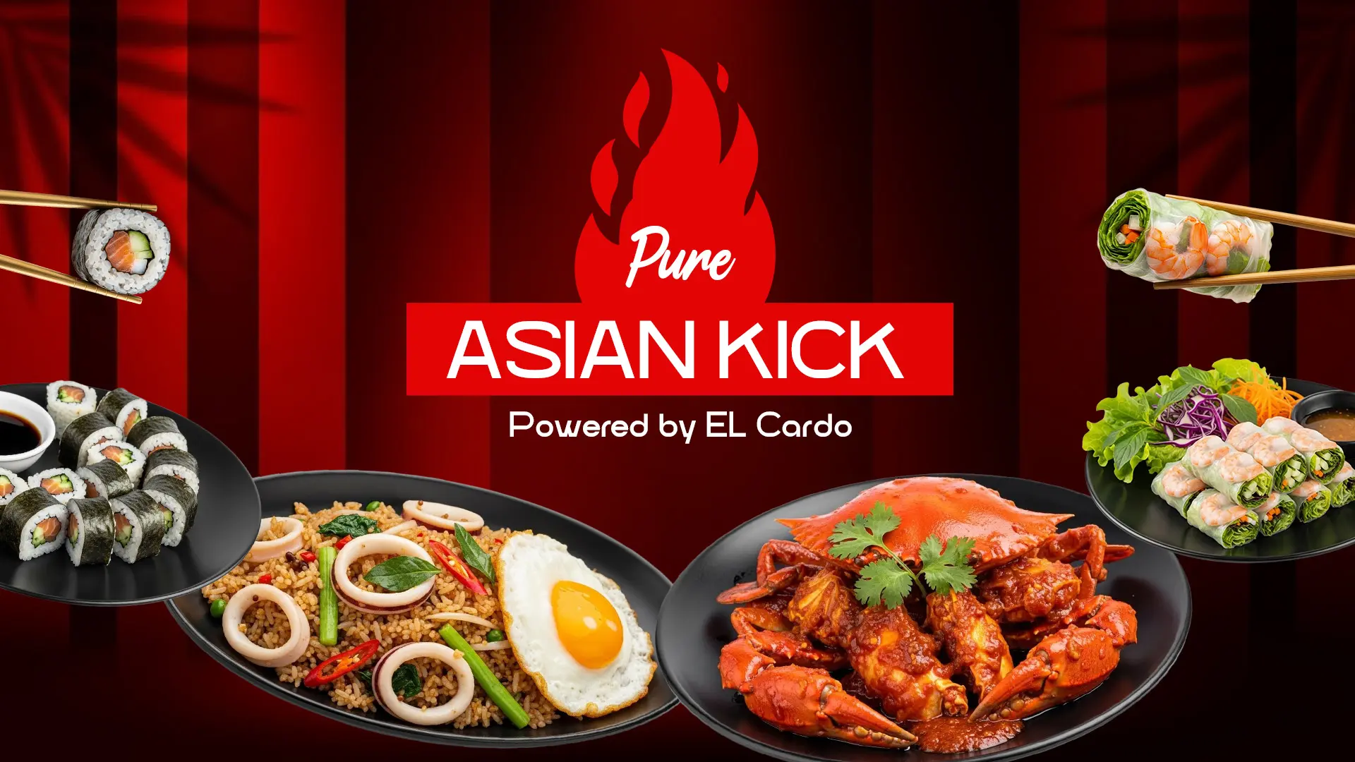 Spicy Asian Cuisine Promo Banner