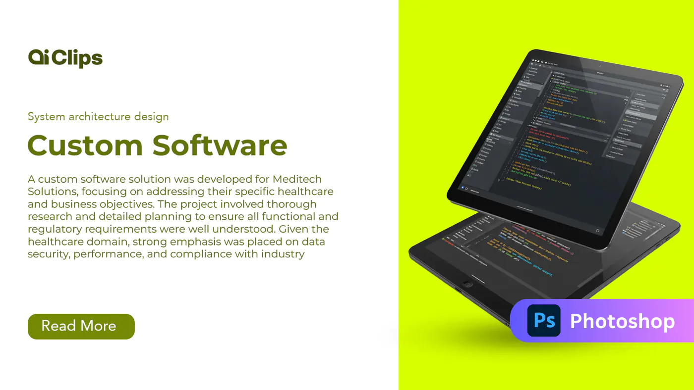 Custom Software Development Showcase Template