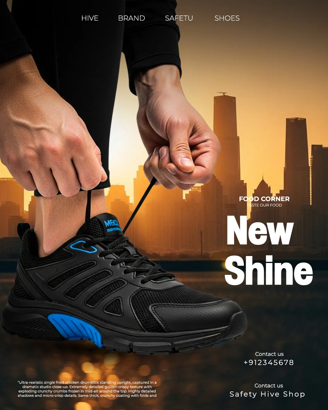 Athletic Footwear Social Media Template