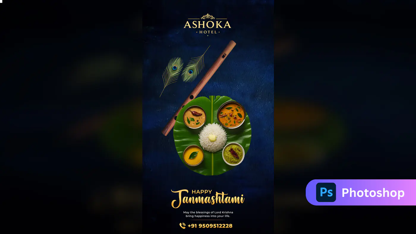 Luxury Hotel Janmashtami Feast Promotion