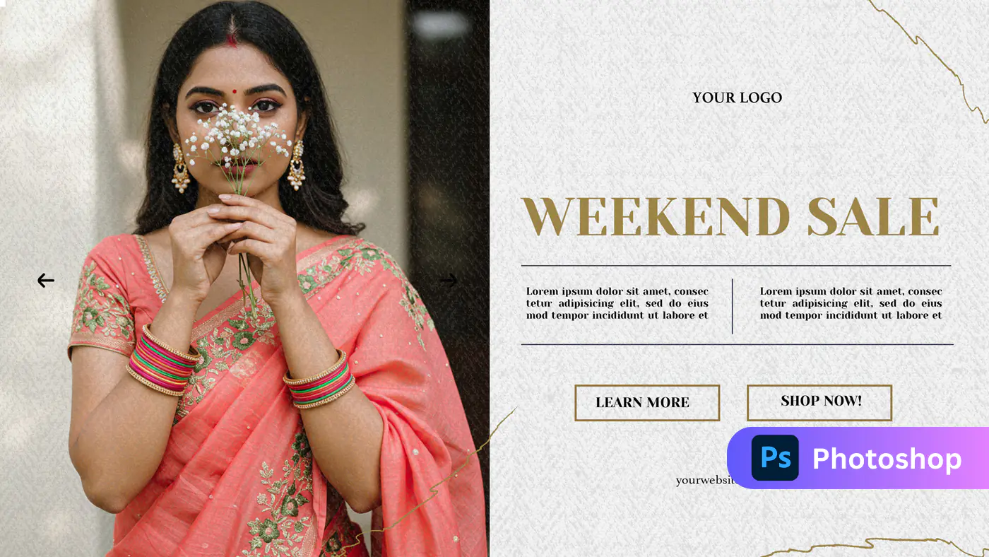 Elegant Ethnic Fashion Sale Template