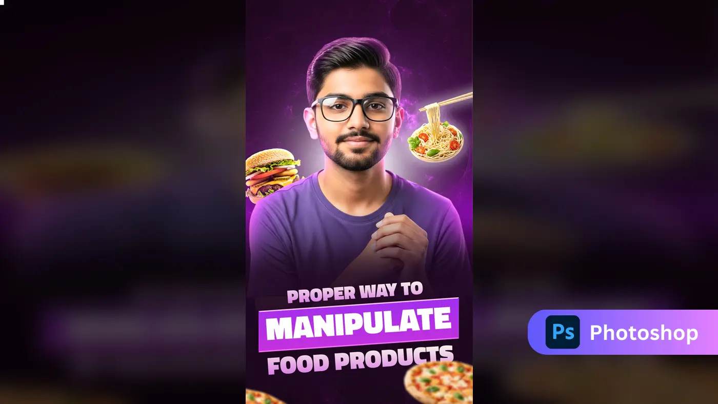 Food Photography Manipulation Thumbnail Template