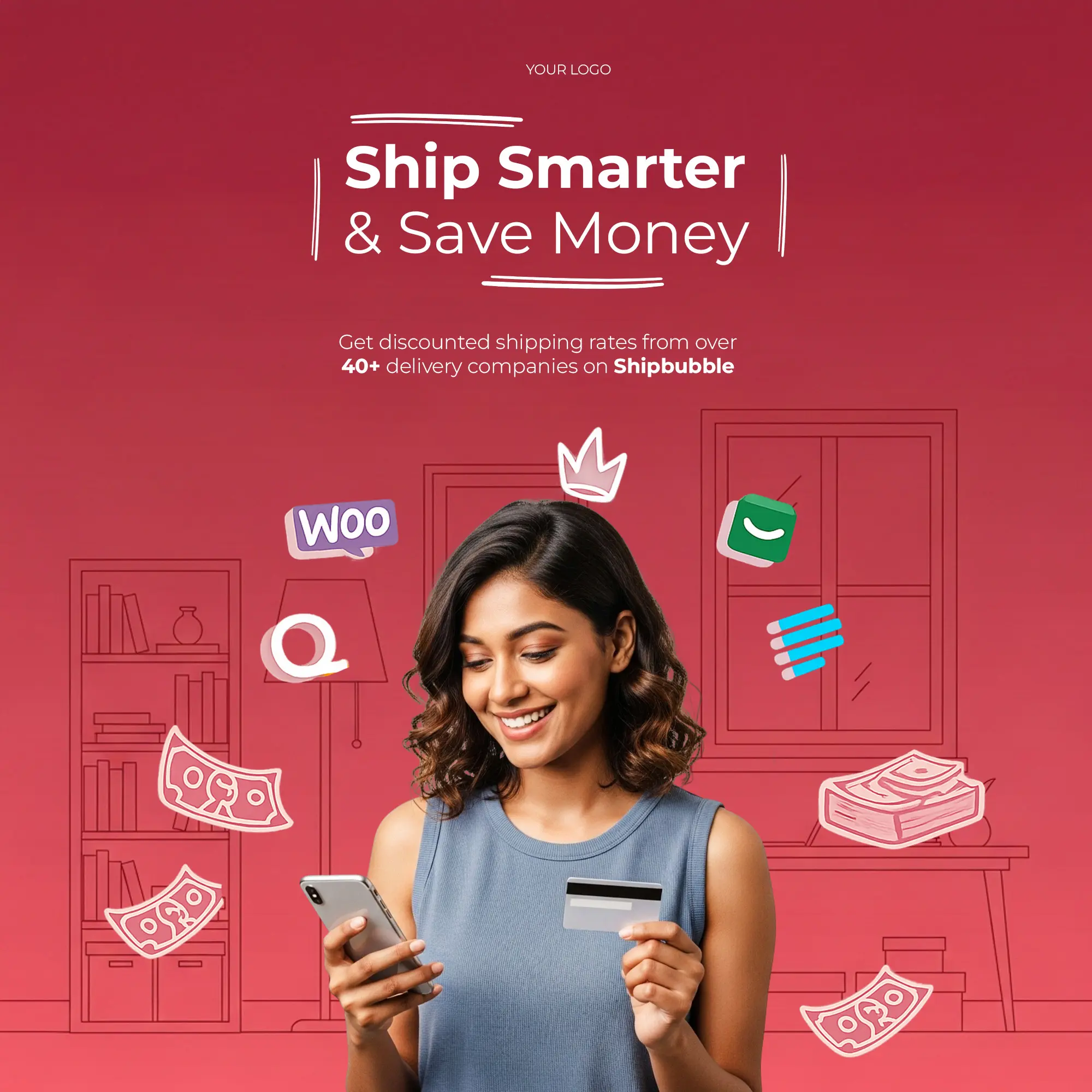E-commerce Shipping Promotion Template