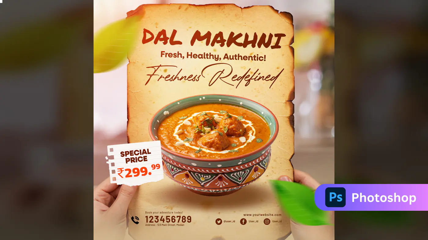 Indian Cuisine Promotion Template