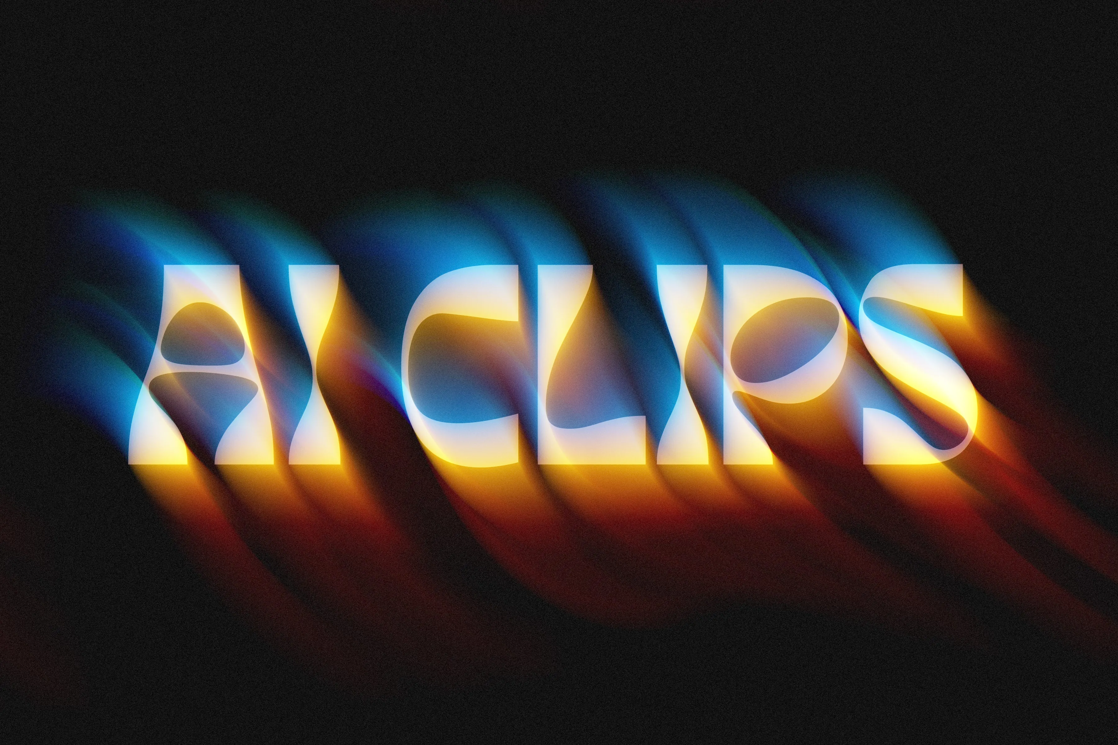 Vibrant Motion Blur Text Effect  Futuristic Glow Typography