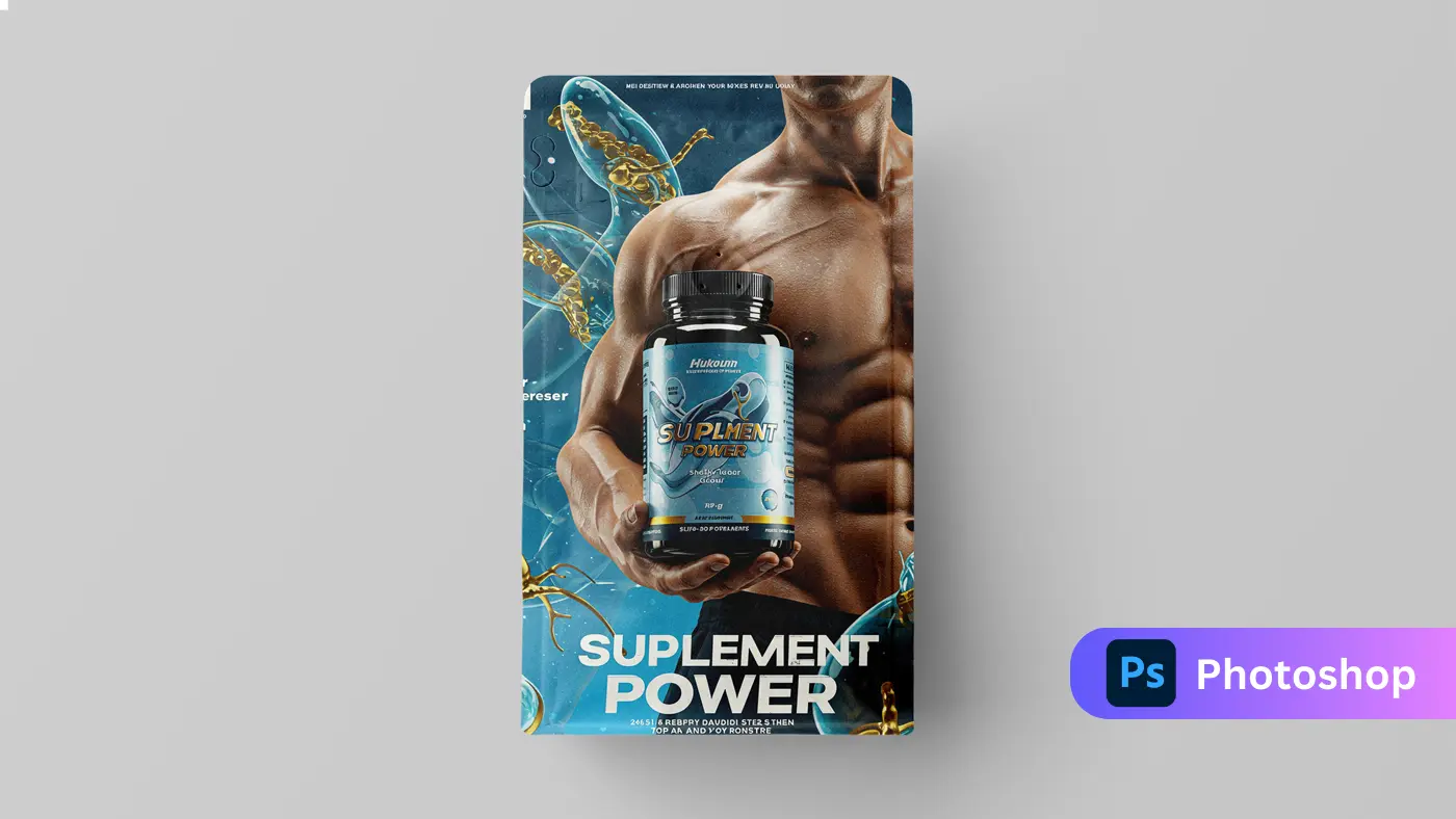 Bodybuilding Supplement Poster Design