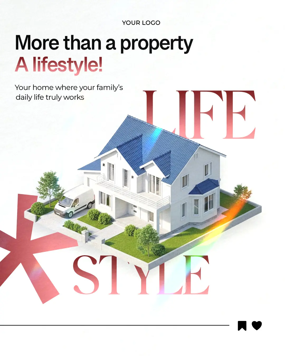 Dream Home Real Estate Ad Template