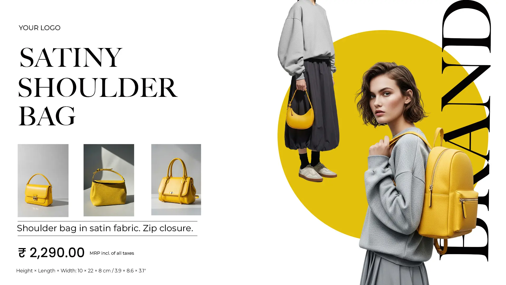 Modern Fashion Product Showcase Template
