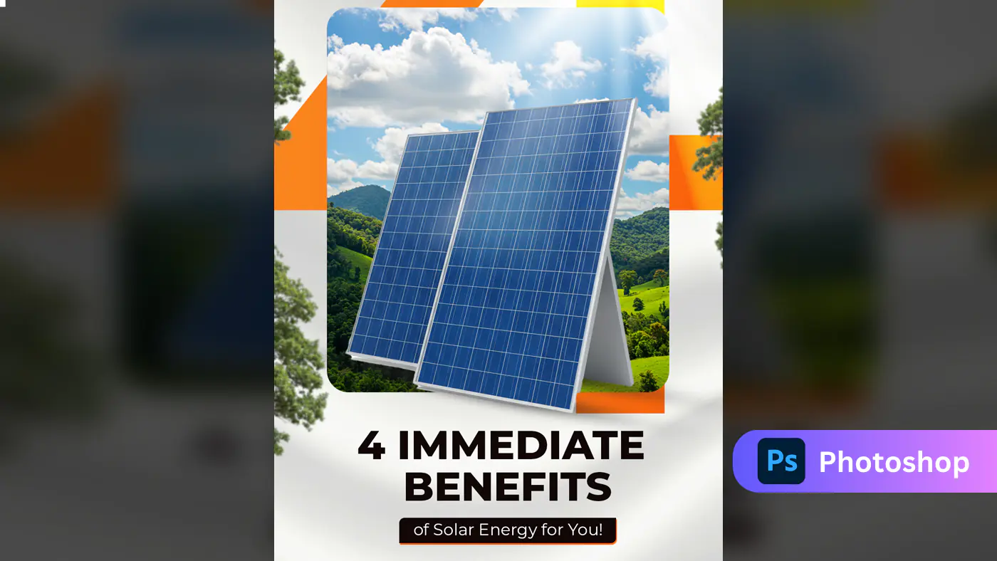4 Immediate Benefits of Solar Energy PSD Template