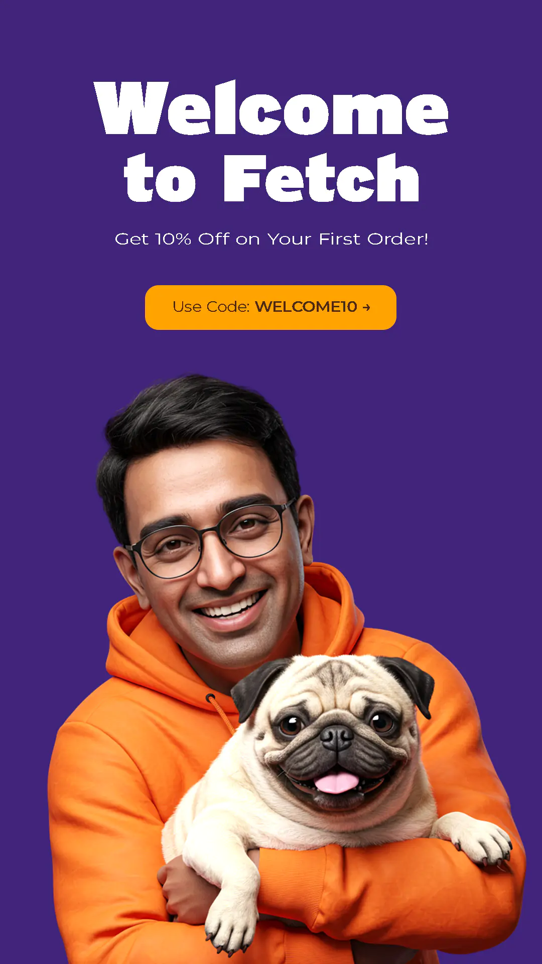 Pet Service Welcome Offer Template