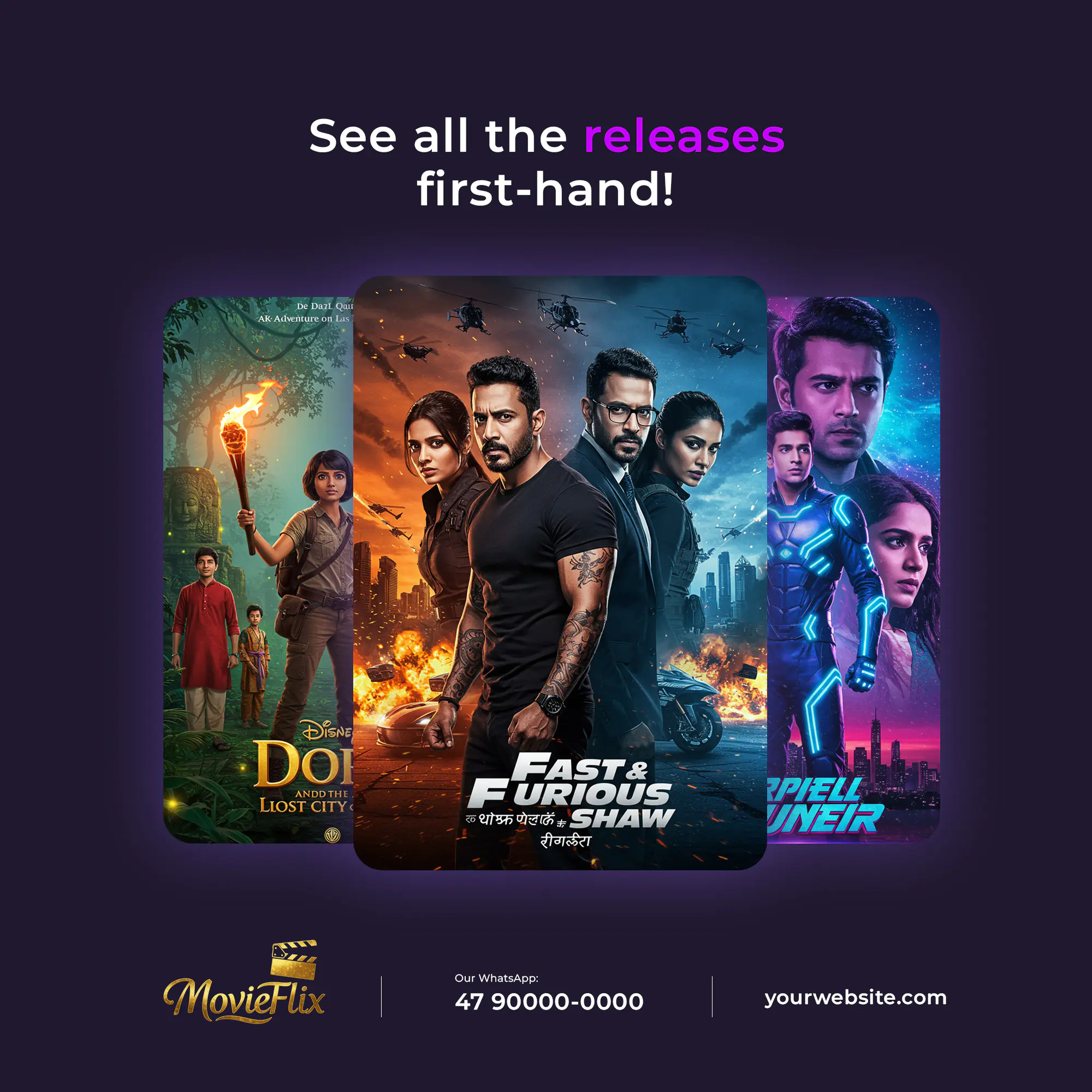 Movie Streaming Service Promo Template