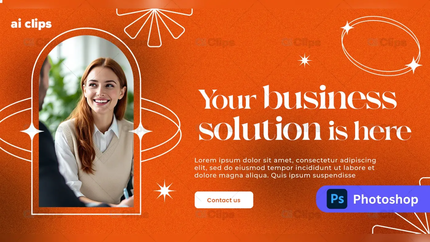 Business Solution Marketing Banner