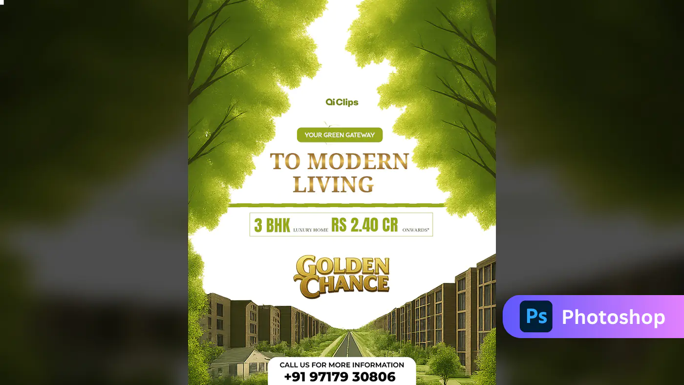 Eco-Friendly Housing Complex Advertisement