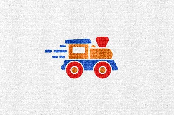 Embroidery Texture Illustration